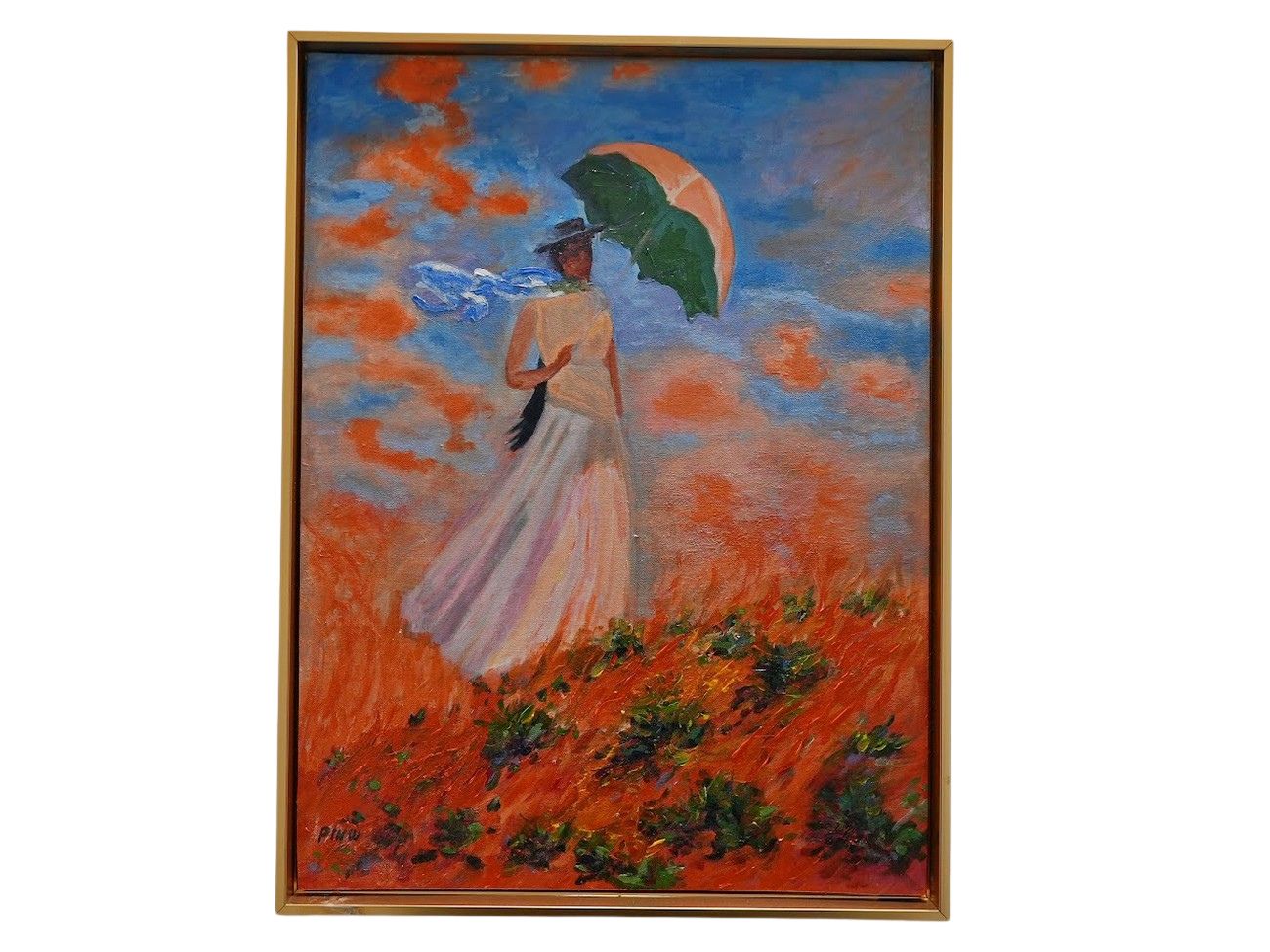 Monet’s Woman in the Wind