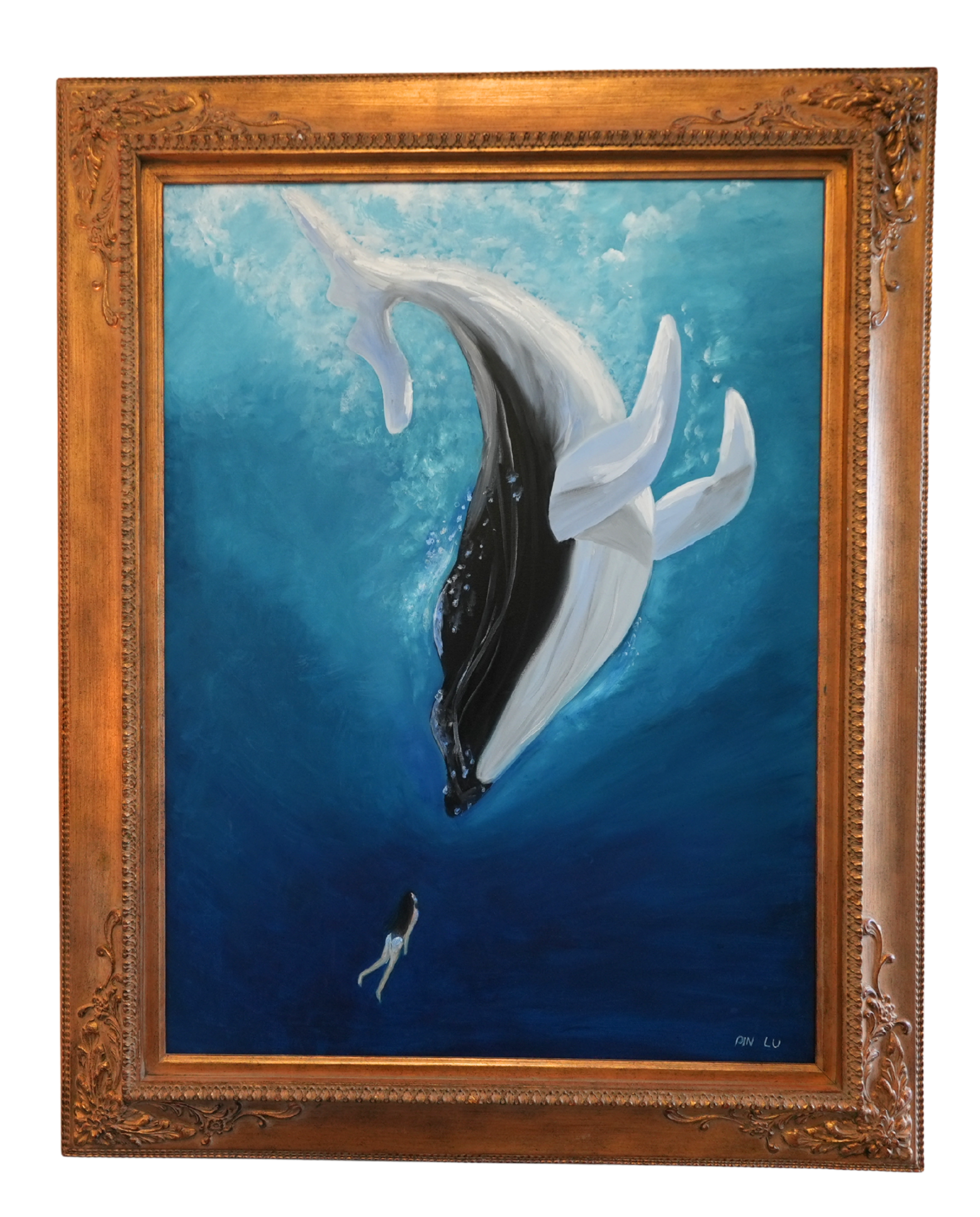 Whale in the Deep Blue.
